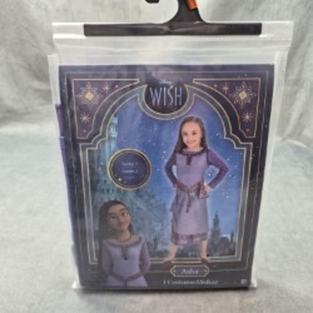 Disney Wish Movie Asha’s Adventure Role Play Costume Halloween Dress NEW Sz 2
